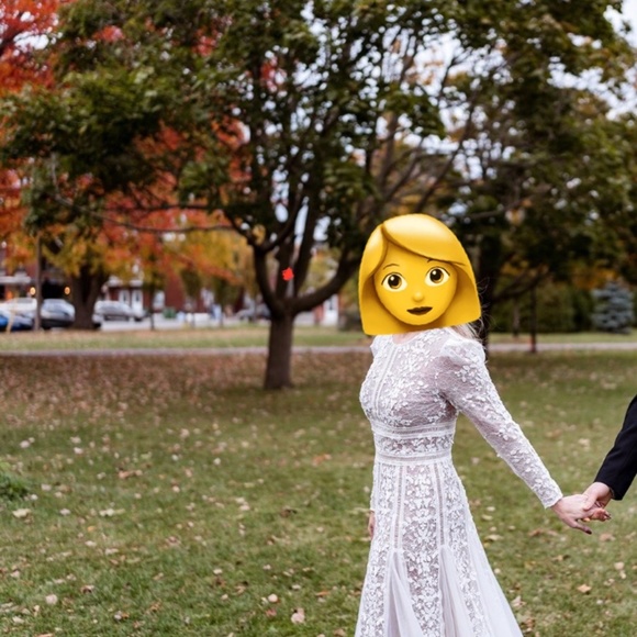 Bronx and Banco Megan Bridal Midi Dress in White - Picture 6 of 7